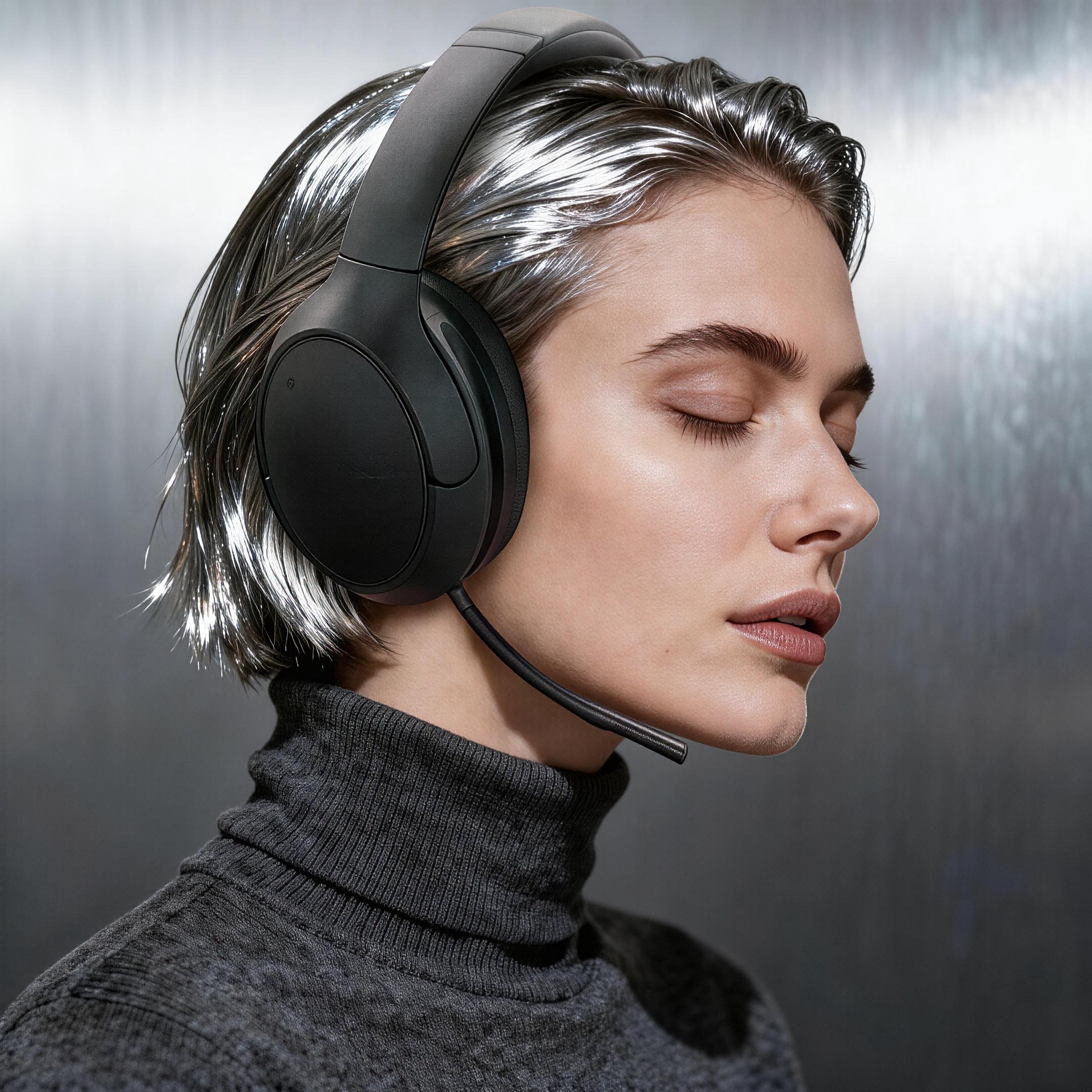 Yealink BH78 ANC Stereo Over-Ear Stand UC USB-C/A Bluetooth Headset inkl. Ladeständer & BT51C USB-C Dongle