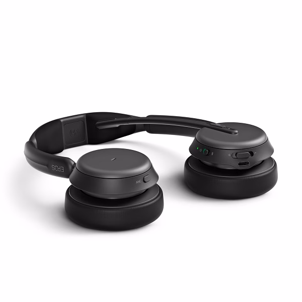 EPOS IMPACT 1060T ANC Teams Stereo Bluetooth Headset mit BTD 800 USB-A Bluetooth Dongle