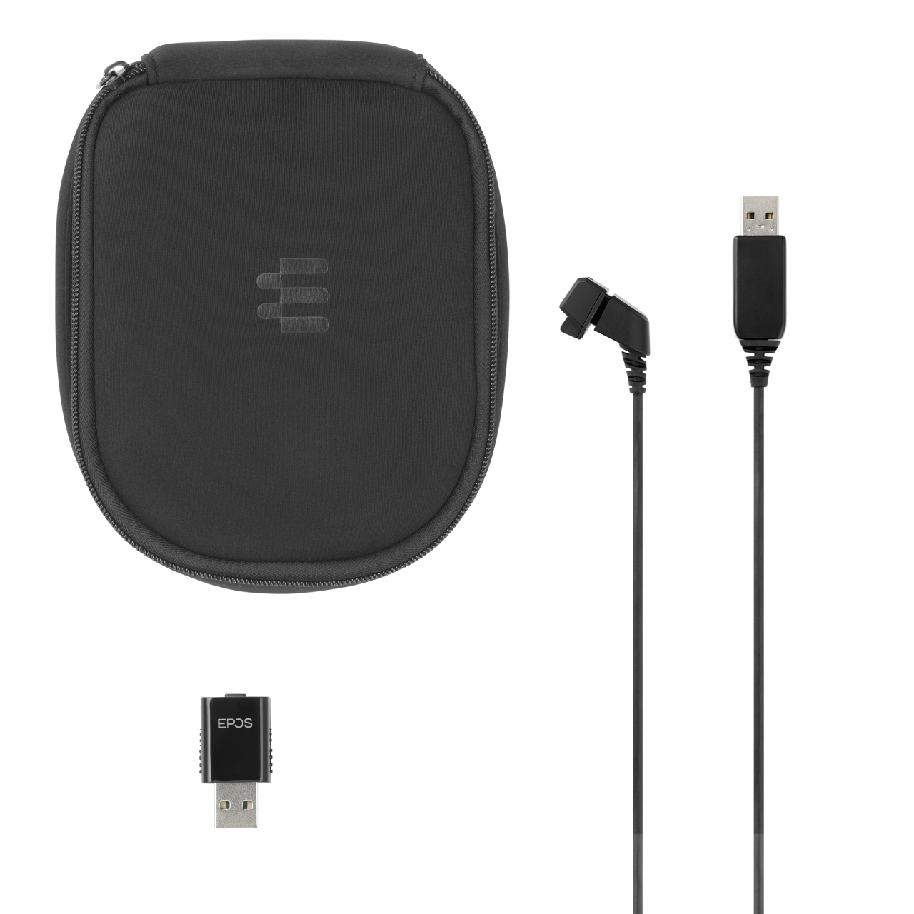 EPOS IMPACT SDW 5061 Duo DECT Headset inkl. D1 USB DECT Dongle, USB-A Ladekabel und Tasche