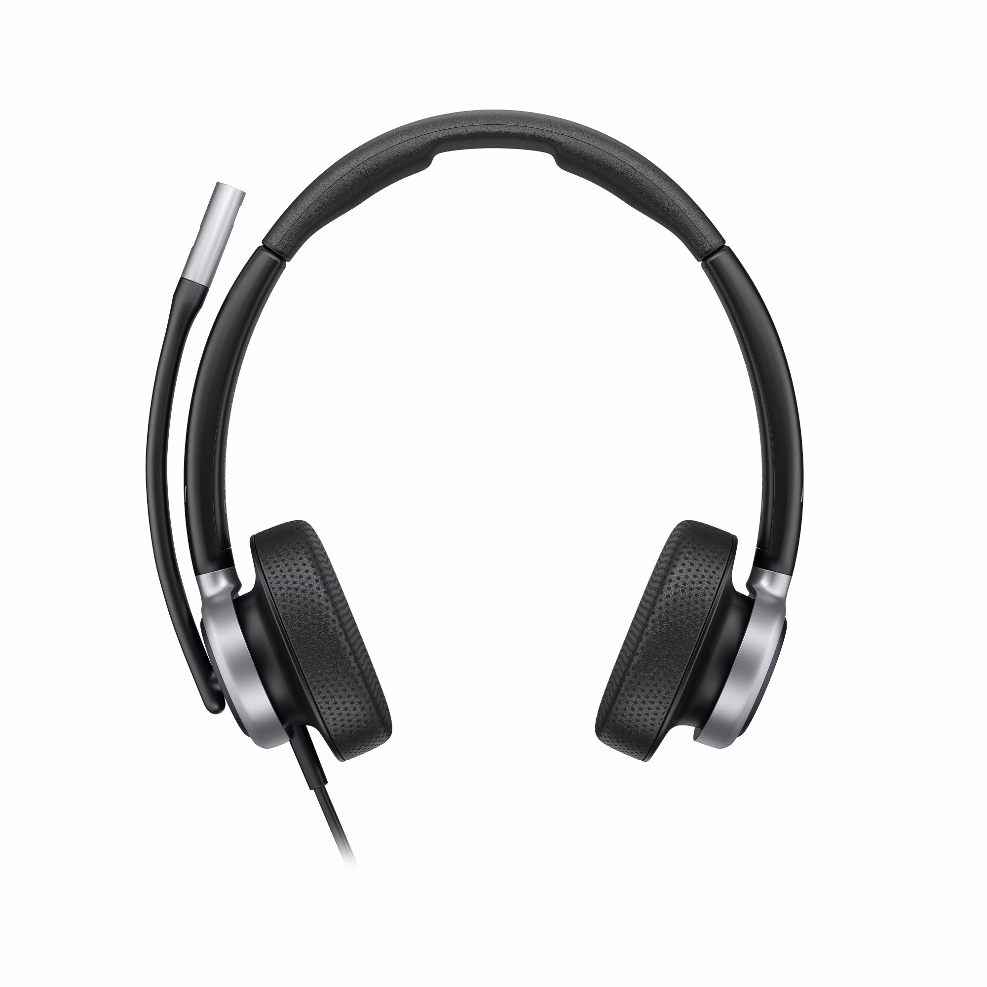 HP Poly Mission 625 Stereo USB-C/A Headset mit Kunstlederpolster mit USB-C auf USB-A Adapter