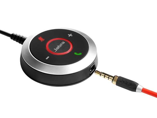 Jabra EVOLVE LINK MS USB Controller für EVOLVE 80 mit 3,5mm Buchse Zertifiziert für Microsoft LYNC/S