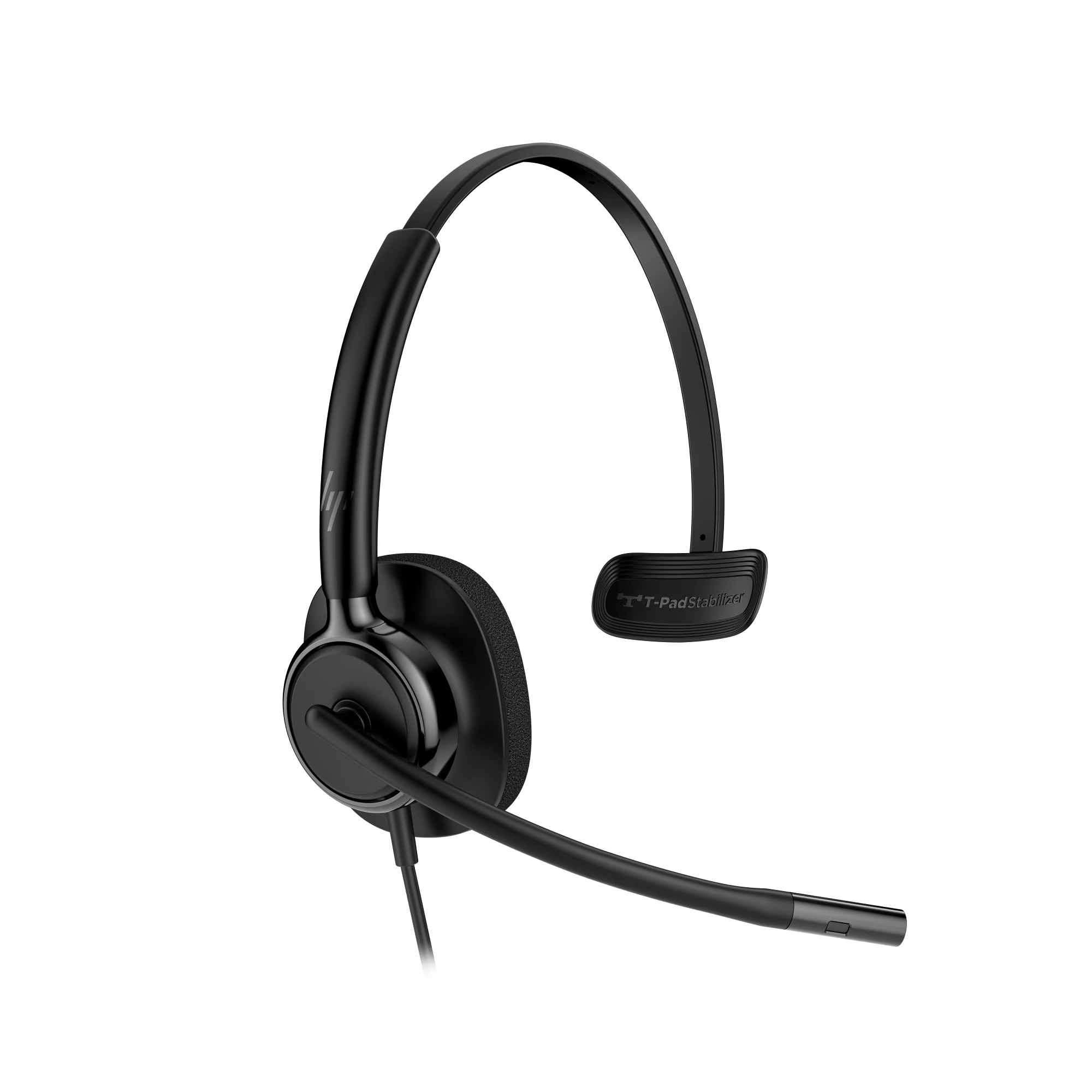 HP Poly Mission 415 Classic Monaural USB-C/A Headset mit Schaumstoffpolster mit USB-C auf USB-A Adapter