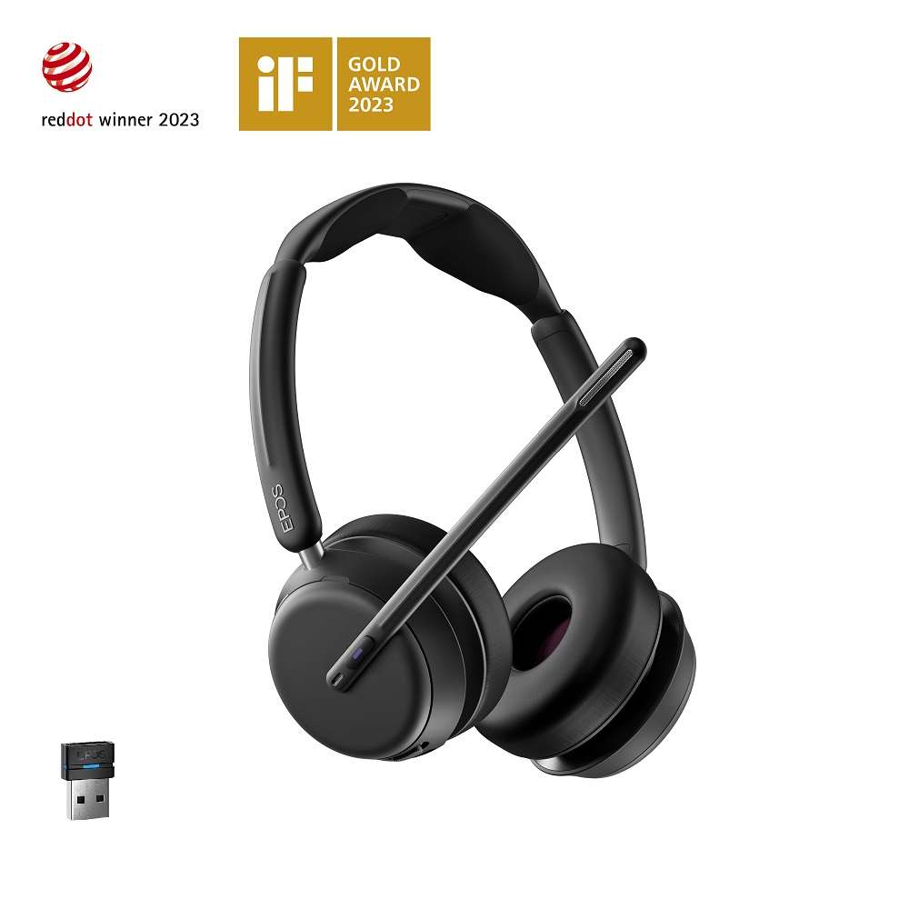 EPOS IMPACT 1060T Teams Stereo Bluetooth Headset mit BTD 800 USB-A Bluetooth Dongle