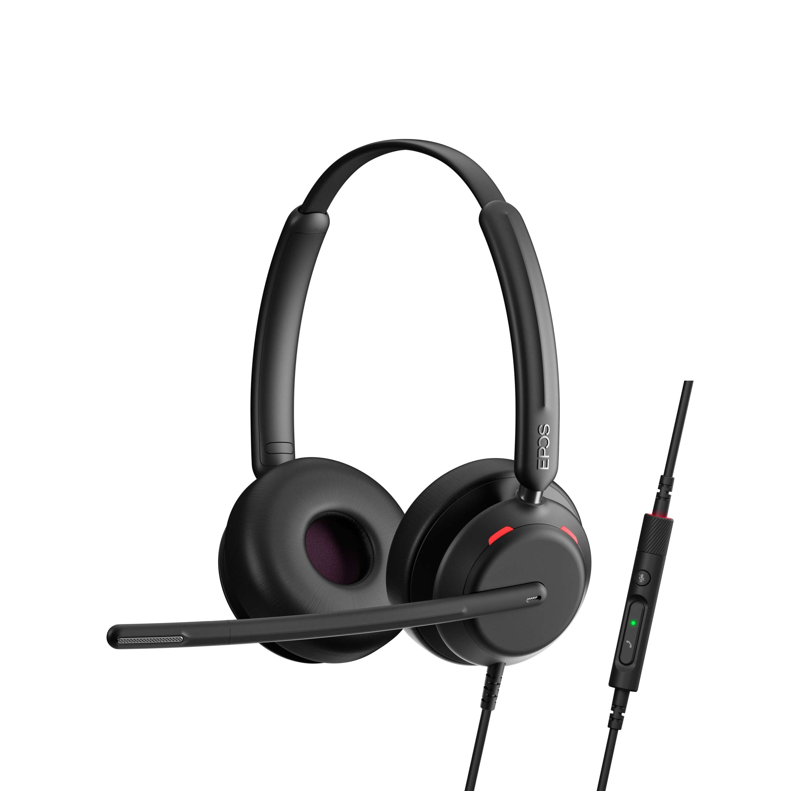 EPOS IMPACT 760 UC USB-C Stereo Headset inkl. USB-A Adapter & Inline-Controller