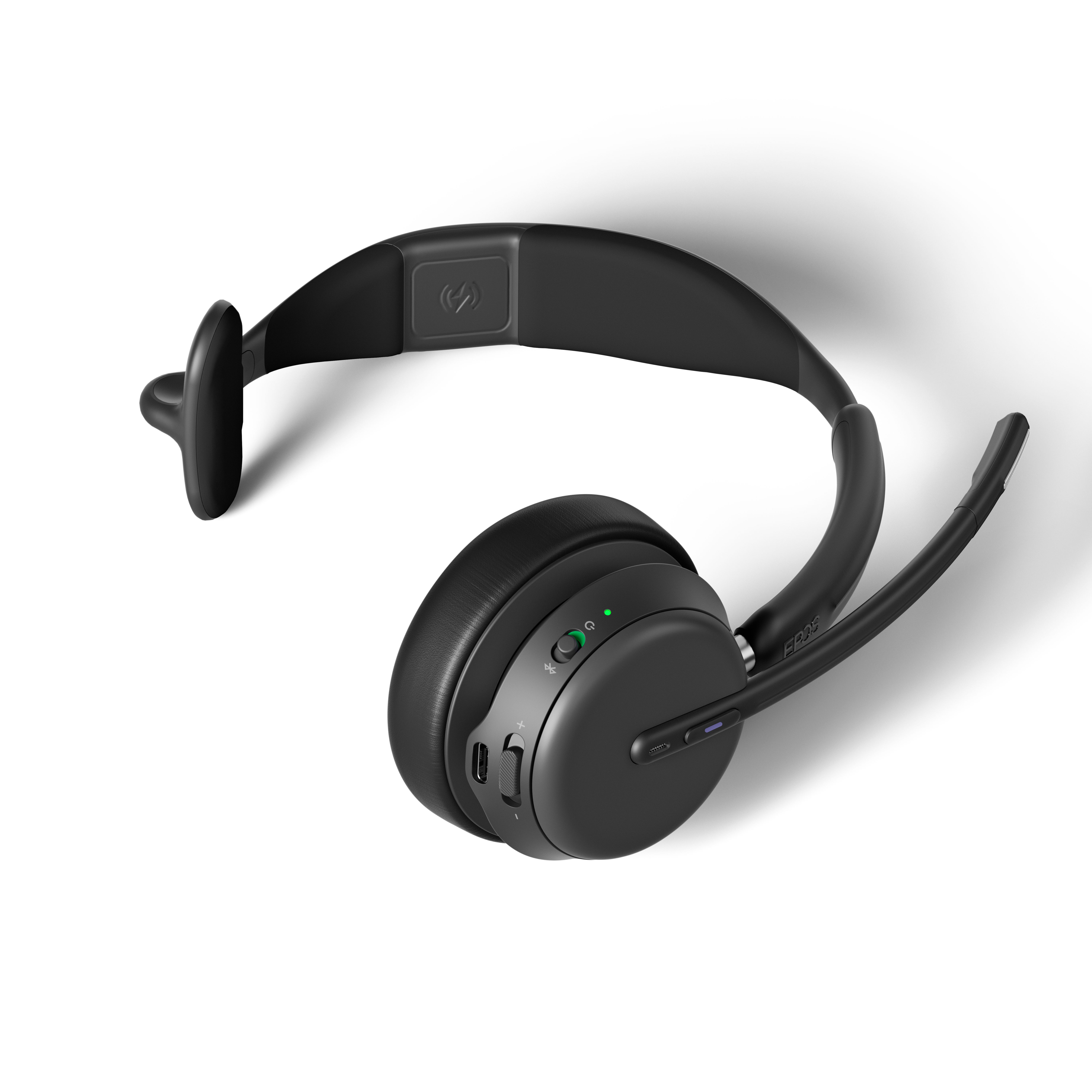 EPOS IMPACT 1000 MS/UC Mono On-Ear Bluetooth Headset ohne Bluetooth Dongle
