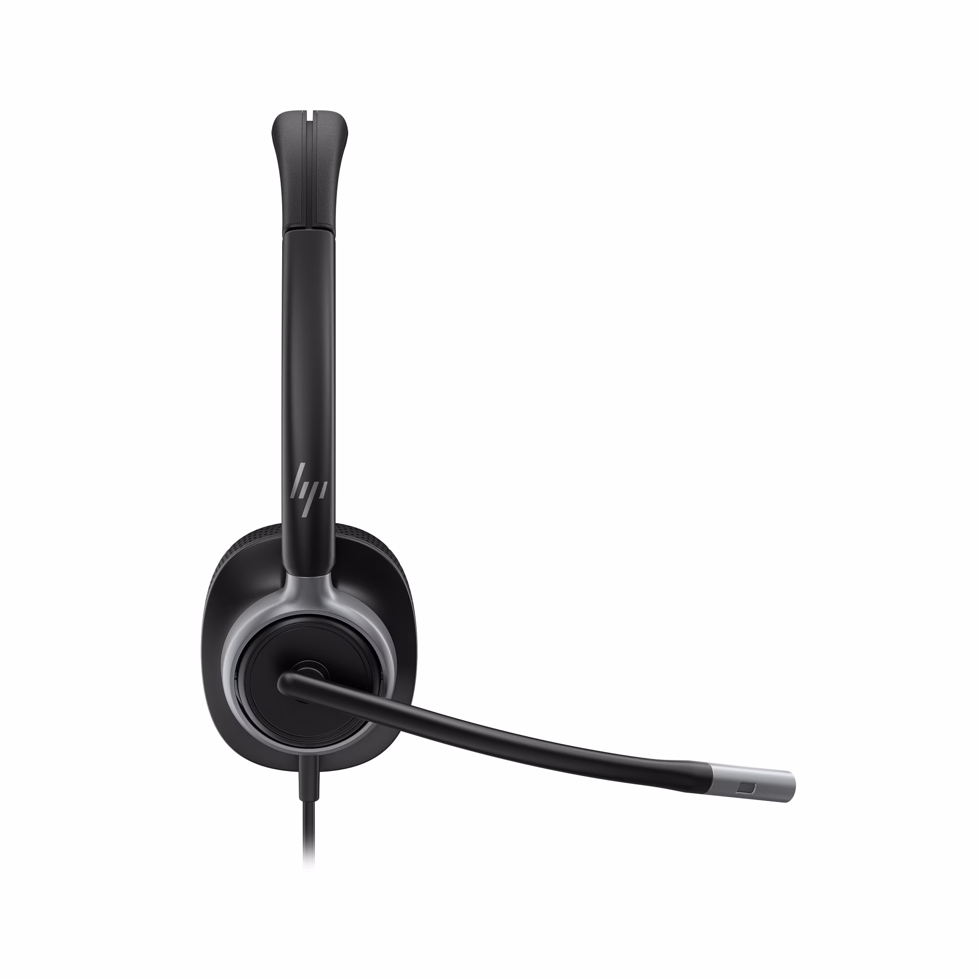 HP Poly Mission 625 Stereo USB-C/A Headset mit Kunstlederpolster mit USB-C auf USB-A Adapter