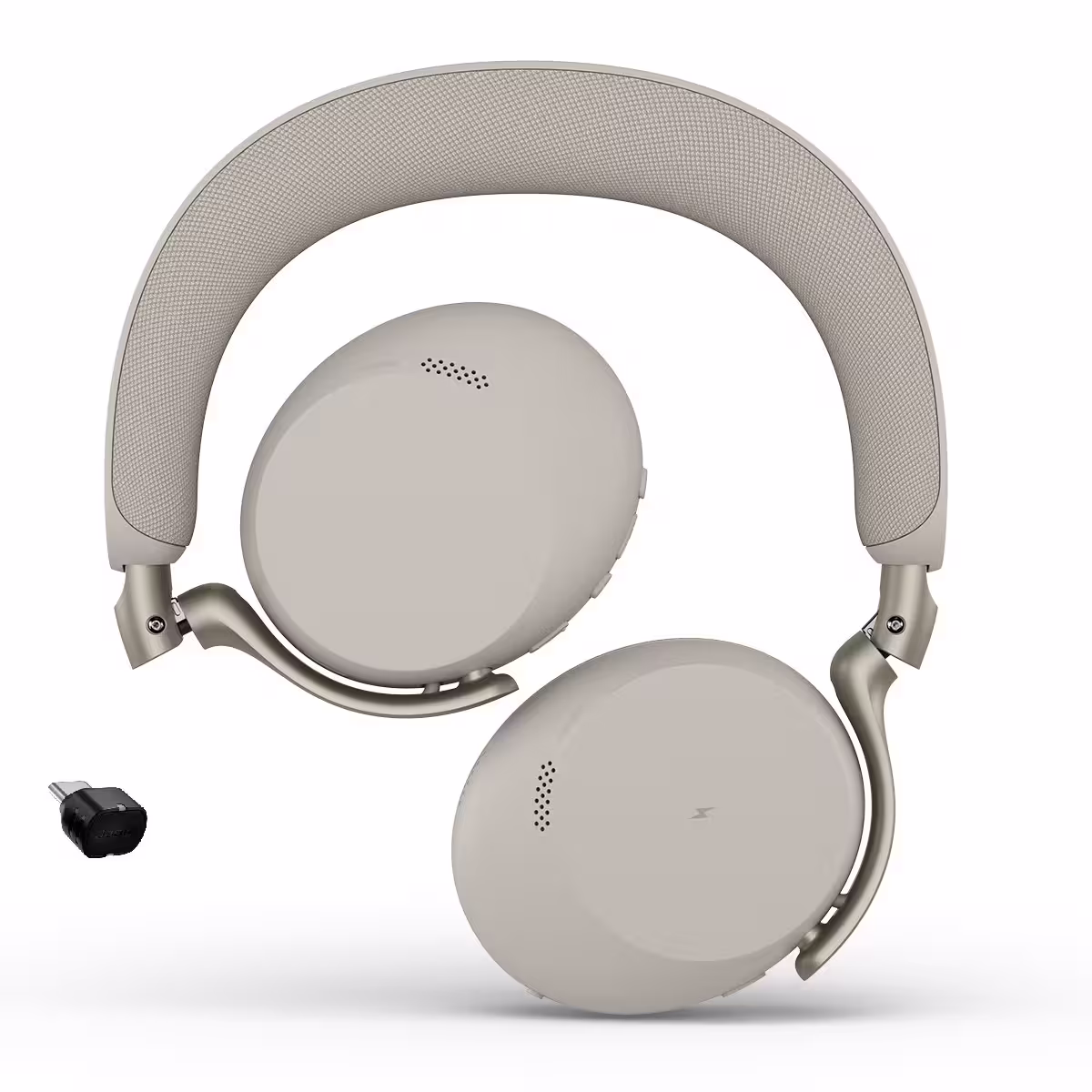 Jabra Evolve3 75 Link390c MS Stereo ANC Grey Bluetooth NC Headset inkl. Link 390c USB-C MS Teams BT Dongle