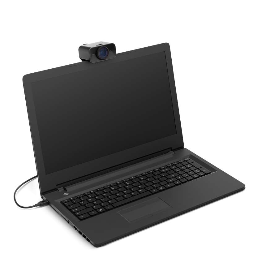 EPOS EXPAND Vision 1 USB-C 4K-Kamera mit zwei omnidirektionalen Mikrofonen und Transporttasche