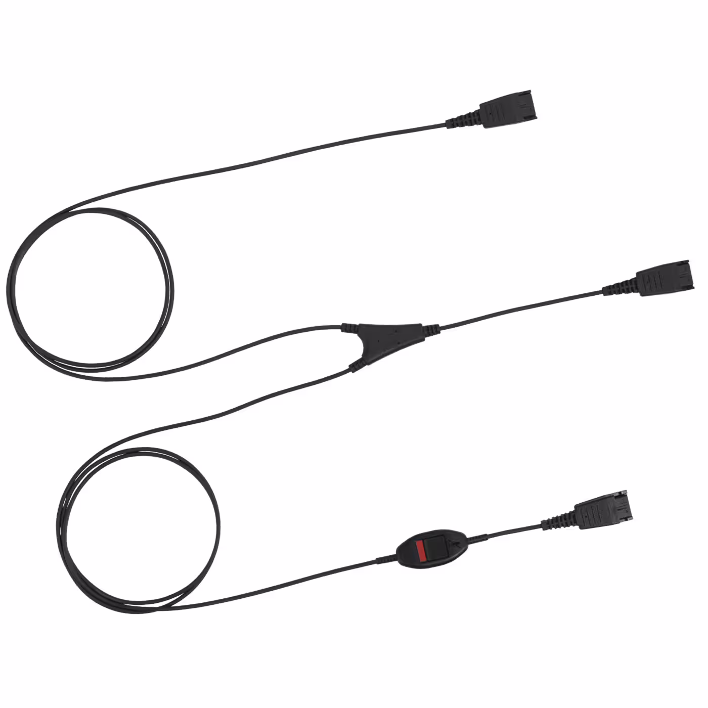Jabra Supervisorkabel 2xQD auf 1x QD Kabel inkl. Mute-Switch