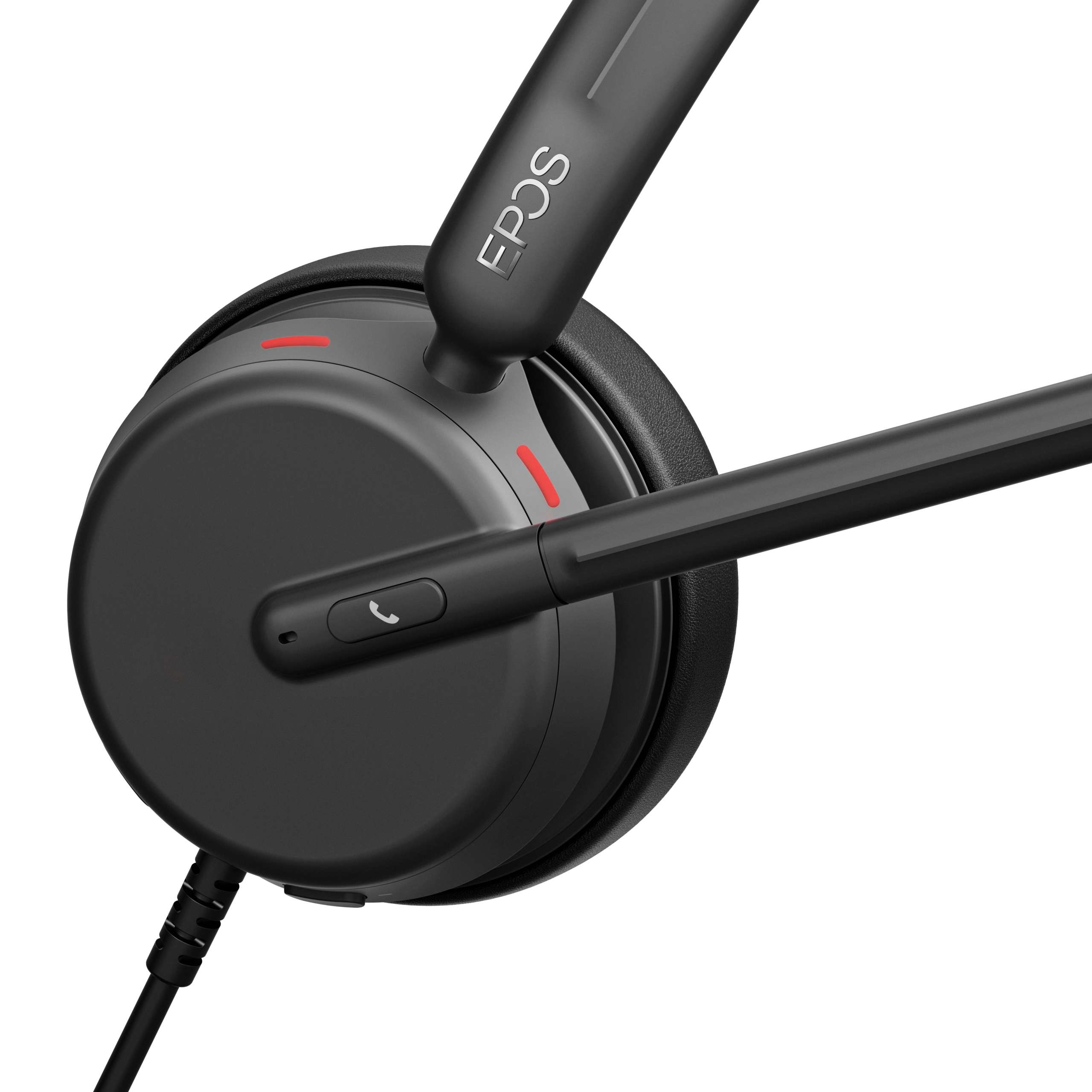 EPOS IMPACT 430 UC USB-C Mono Headset inkl. USB-A Adapter & Smart Call Control am Headset