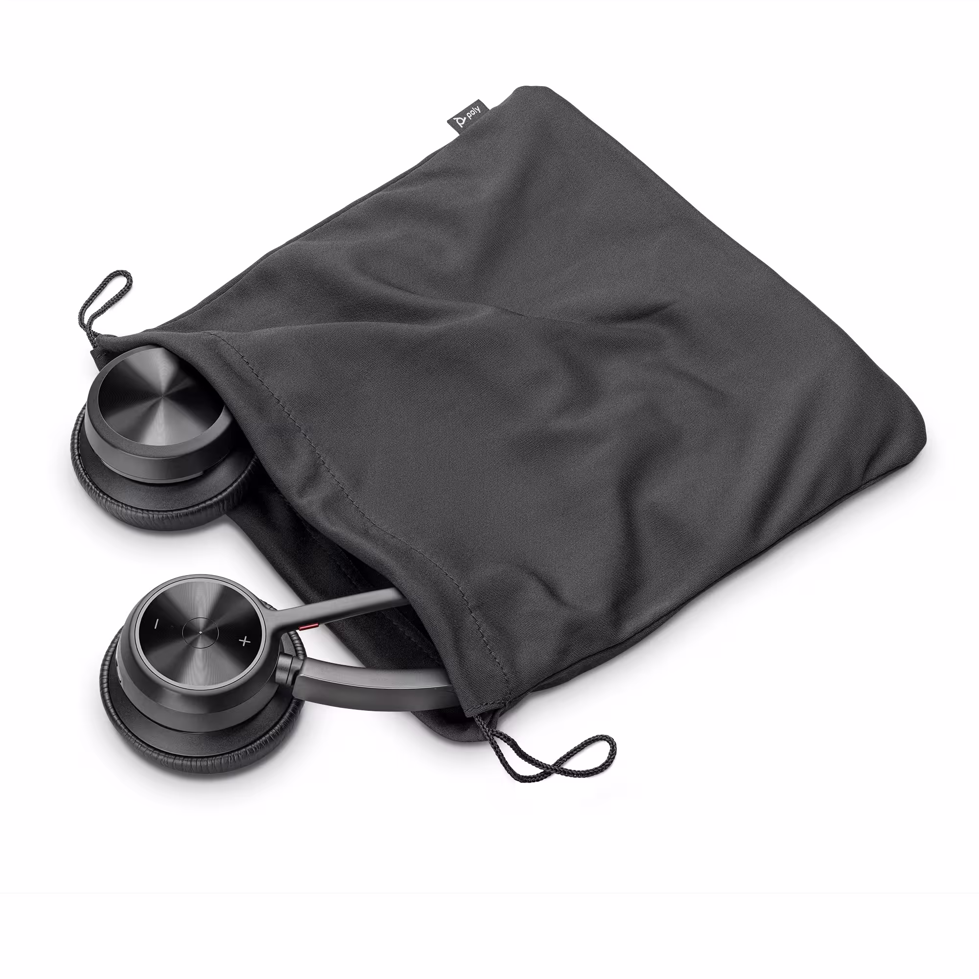 Poly Voyager 4320 UC Station USB-C Stereo Bluetooth Headset inkl. Ladeschale & BT700 USB-C Dongle für UC