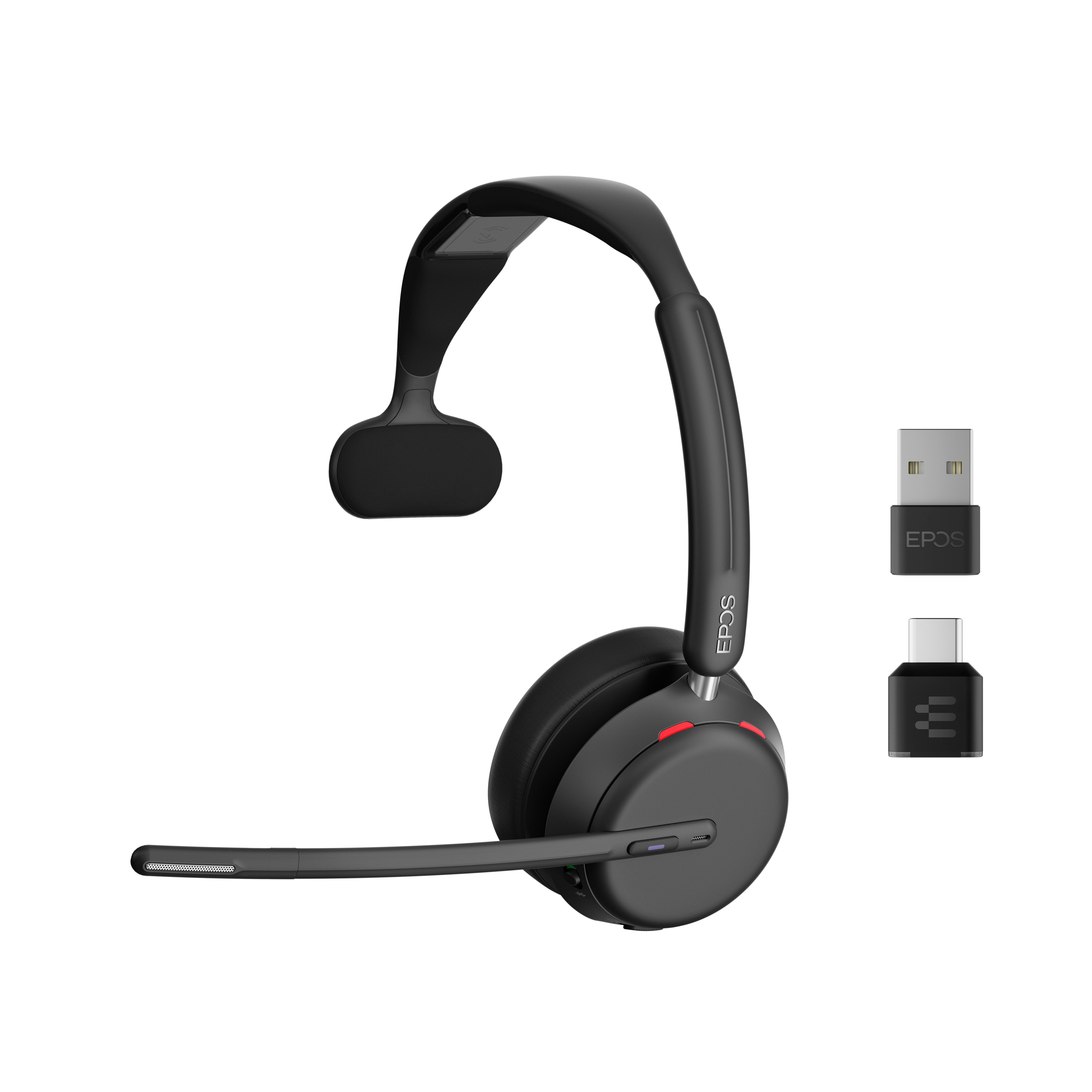 EPOS IMPACT 1000 MS/UC Mono On-Ear Bluetooth Headset ohne Bluetooth Dongle