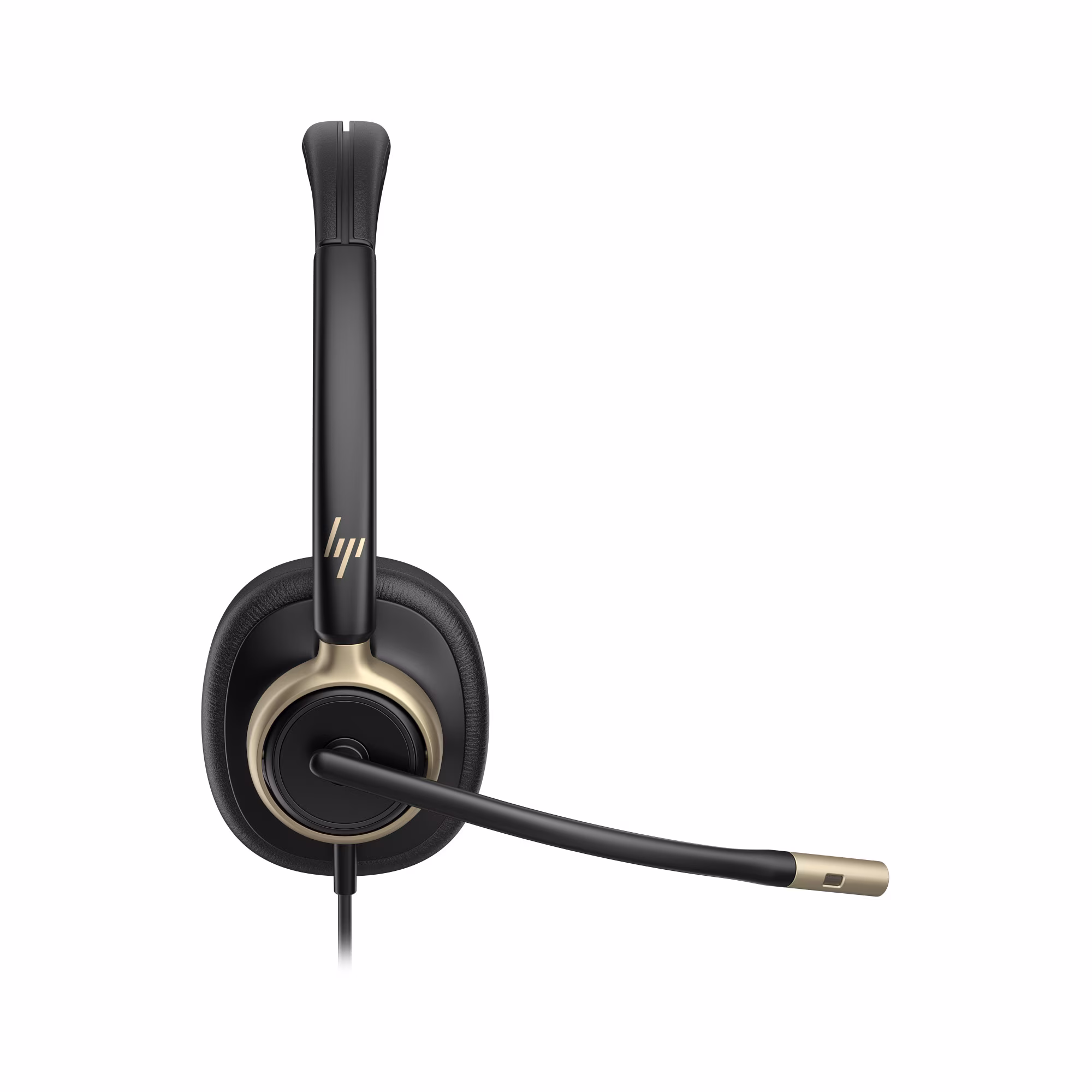 HP Poly Mission 825 Stereo ANC USB-C/A Headset mit Kunstlederpolster mit USB-C auf USB-A Adapter