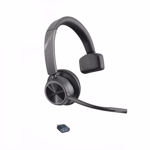 Poly Voyager 4310 UC Station USB-C Mono Bluetooth Headset inkl. Ladeschale & BT700 USB-C Dongle für
