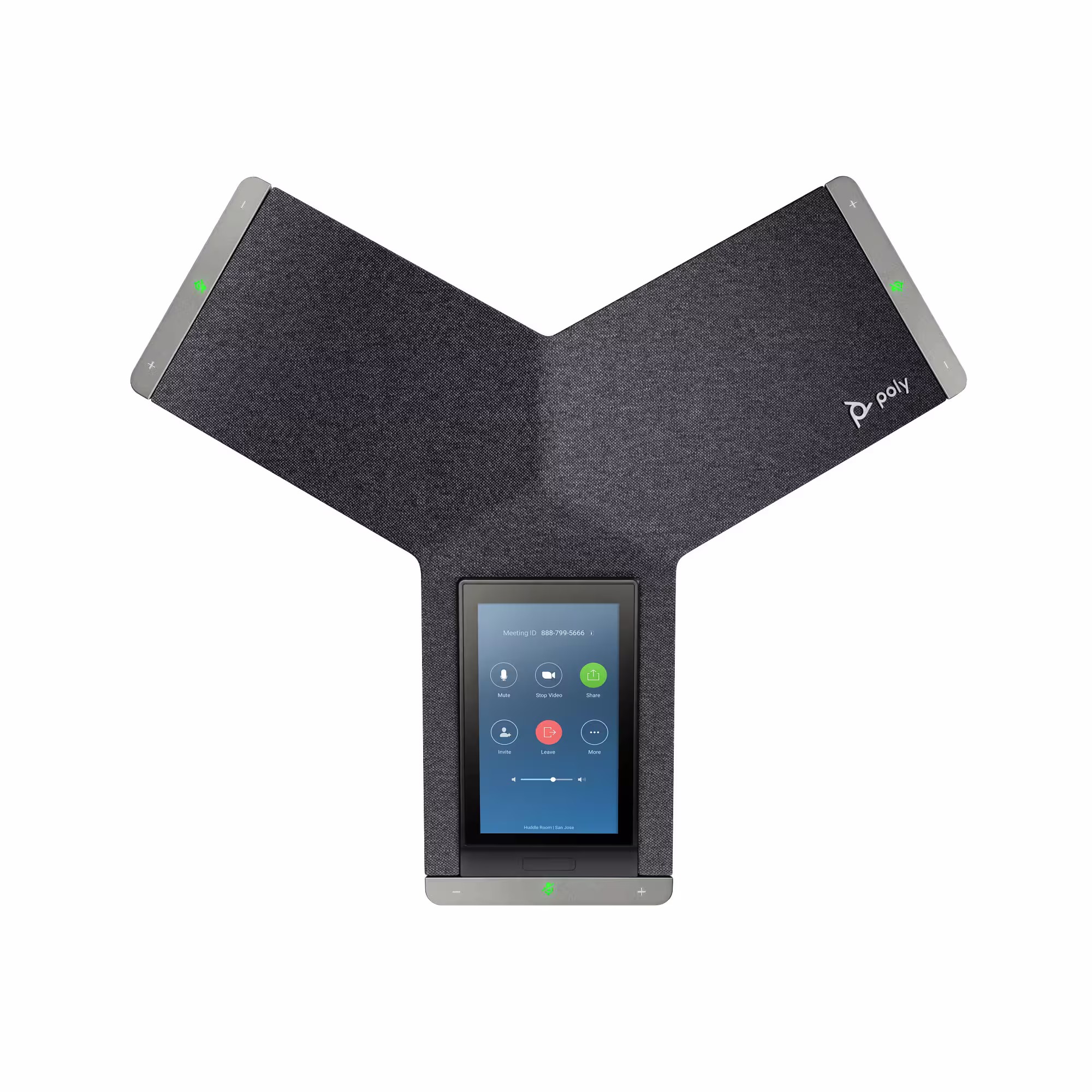 HP Poly Trio C60 IP SIP VoIP-Konferenztelefon mit USB, WiFi & Bluetooth NFC & PoE (ohne Netzteil)