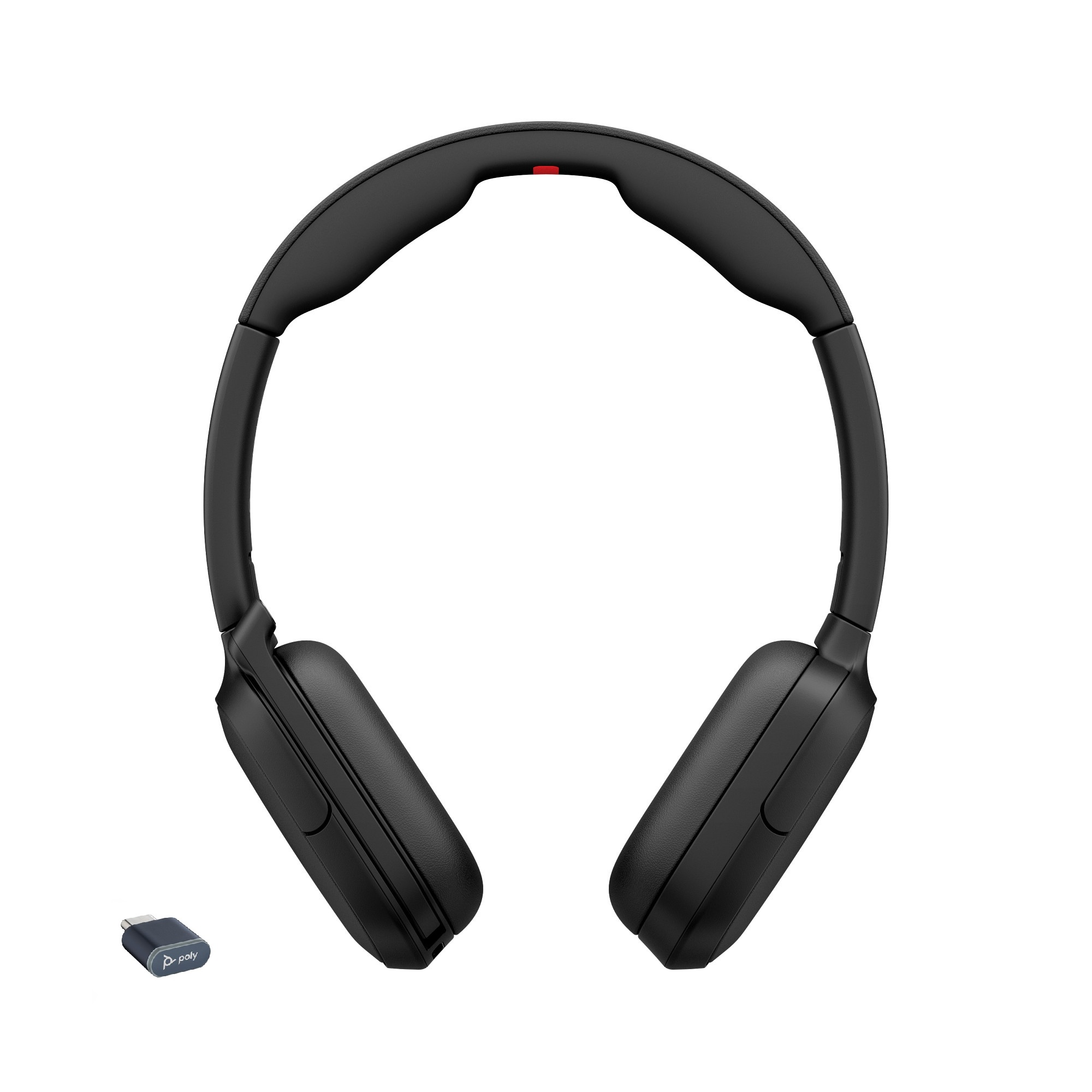 HP Poly Focus 625 Fold Stereo Bluetooth ANC Headset inkl. BT700 Bluetooth USB-C Dongle & USB-C auf USB-A Adapter