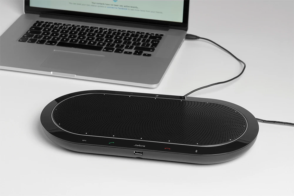 Jabra SPEAK 810 MS Bluetooth, 3,5 mm Klinke & USB-Konferenzlösung für Microsoft.