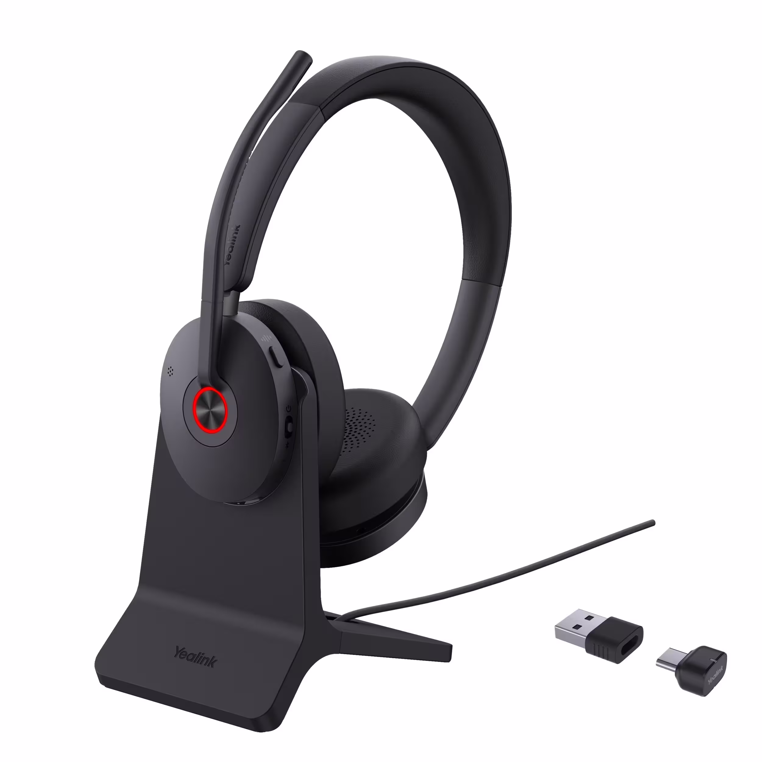 Yealink BH74 ANC Stereo Stand UC USB-C/A Bluetooth Headset inkl. Ladeständer & BT51C USB-C Dongle