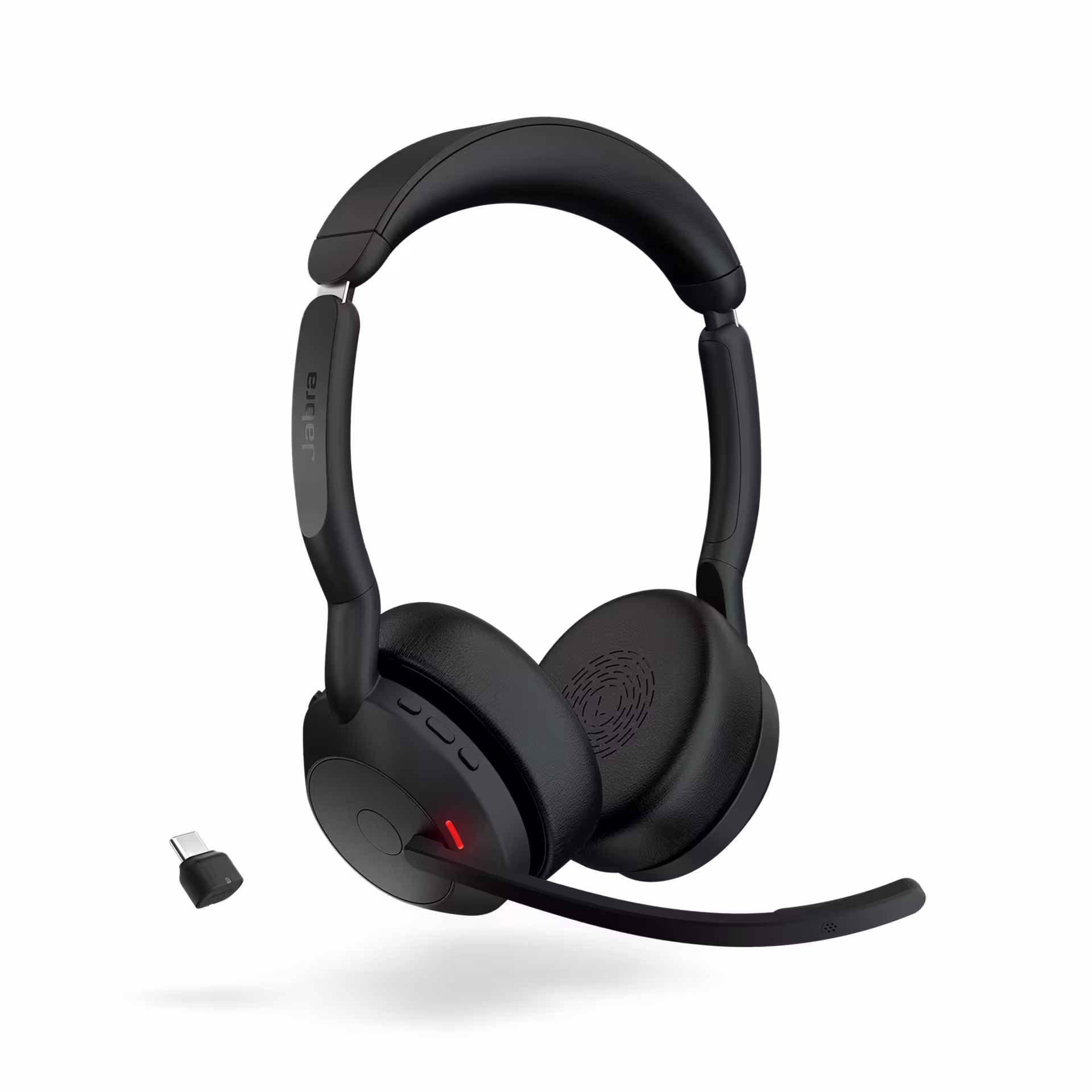 Jabra Evolve2 55 Link380/390c UC Stereo Bluetooth ANC Headset inkl. ink380/390c USB-C Bluetooth Dongle für UC