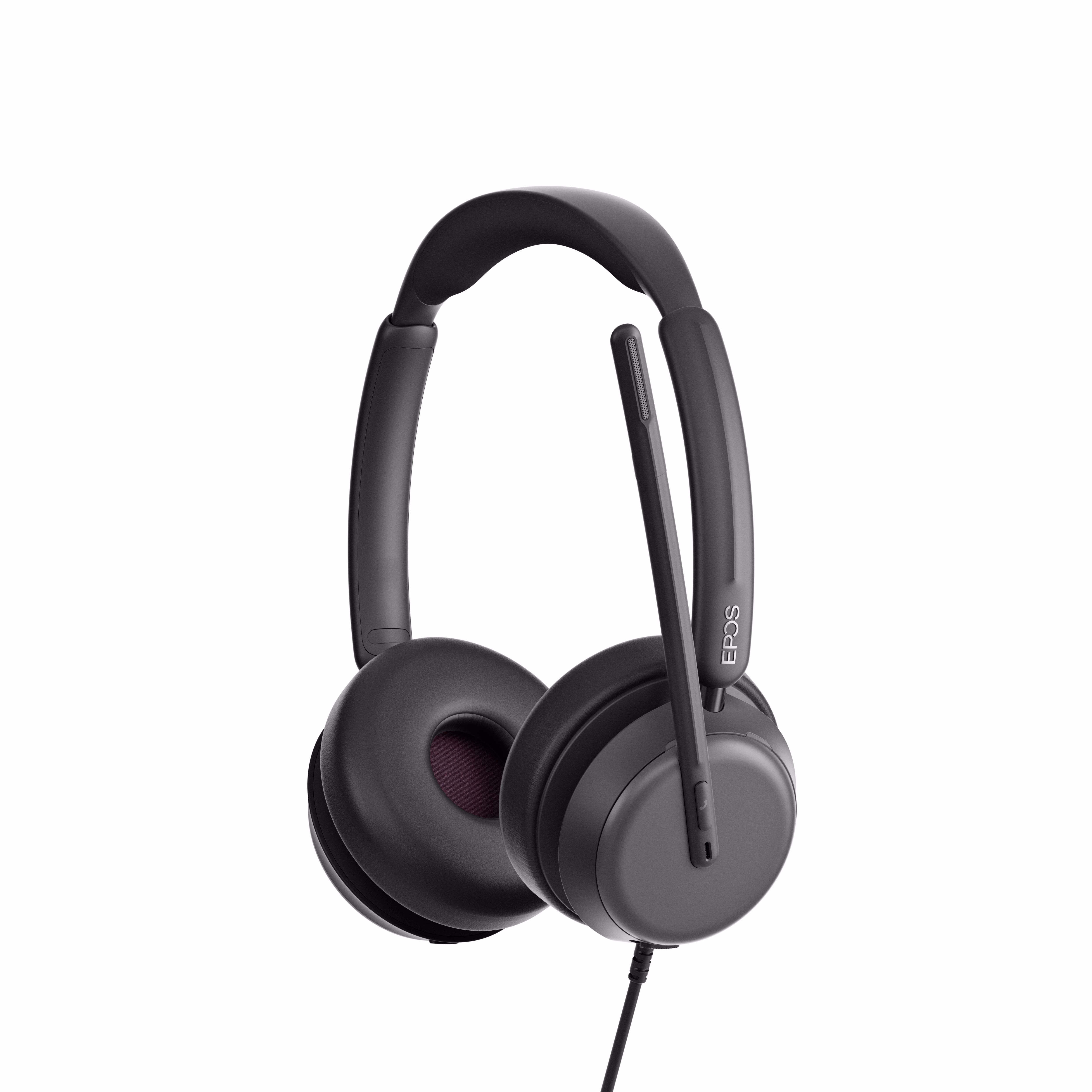 EPOS IMPACT 860 ANC UC USB-C Stereo Headset inkl. USB-A Adapter & Smart Call Control am Headset