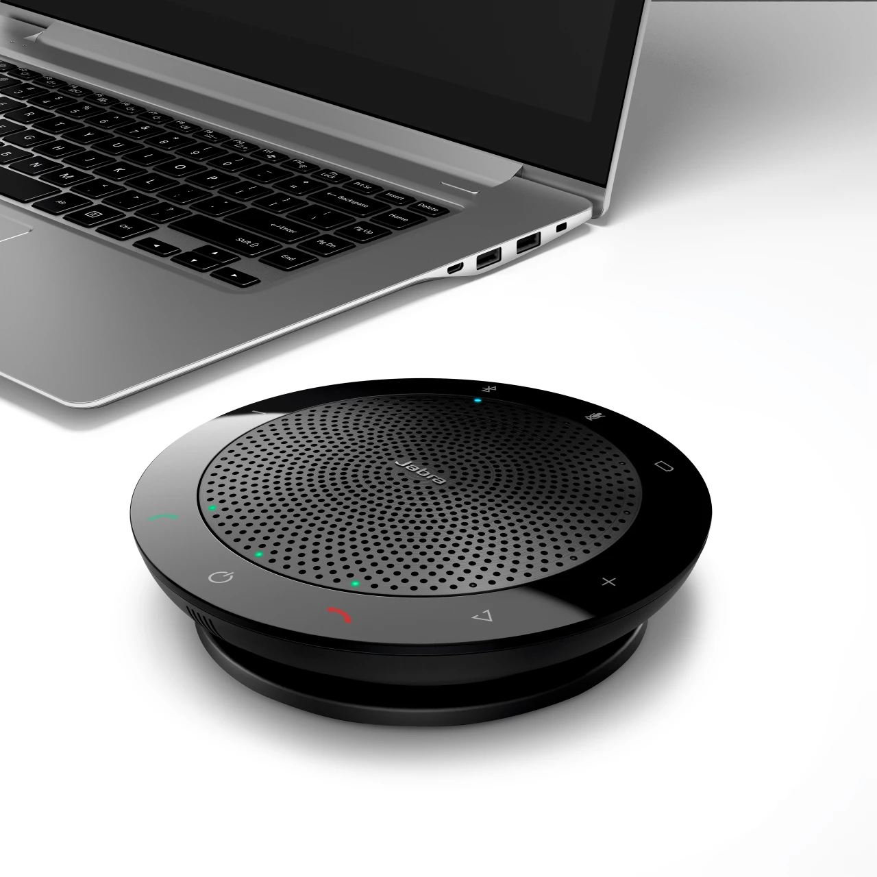 Jabra SPEAK 510+ UC Bluetooth & USB-Konferenzlösung inkl. Link 370 Dongle.