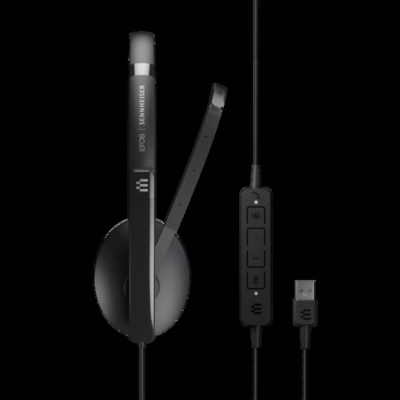 EPOS ADAPT 160T II USB-A Duo Teams/UC Headset inkl. In-Line Call Control für PC