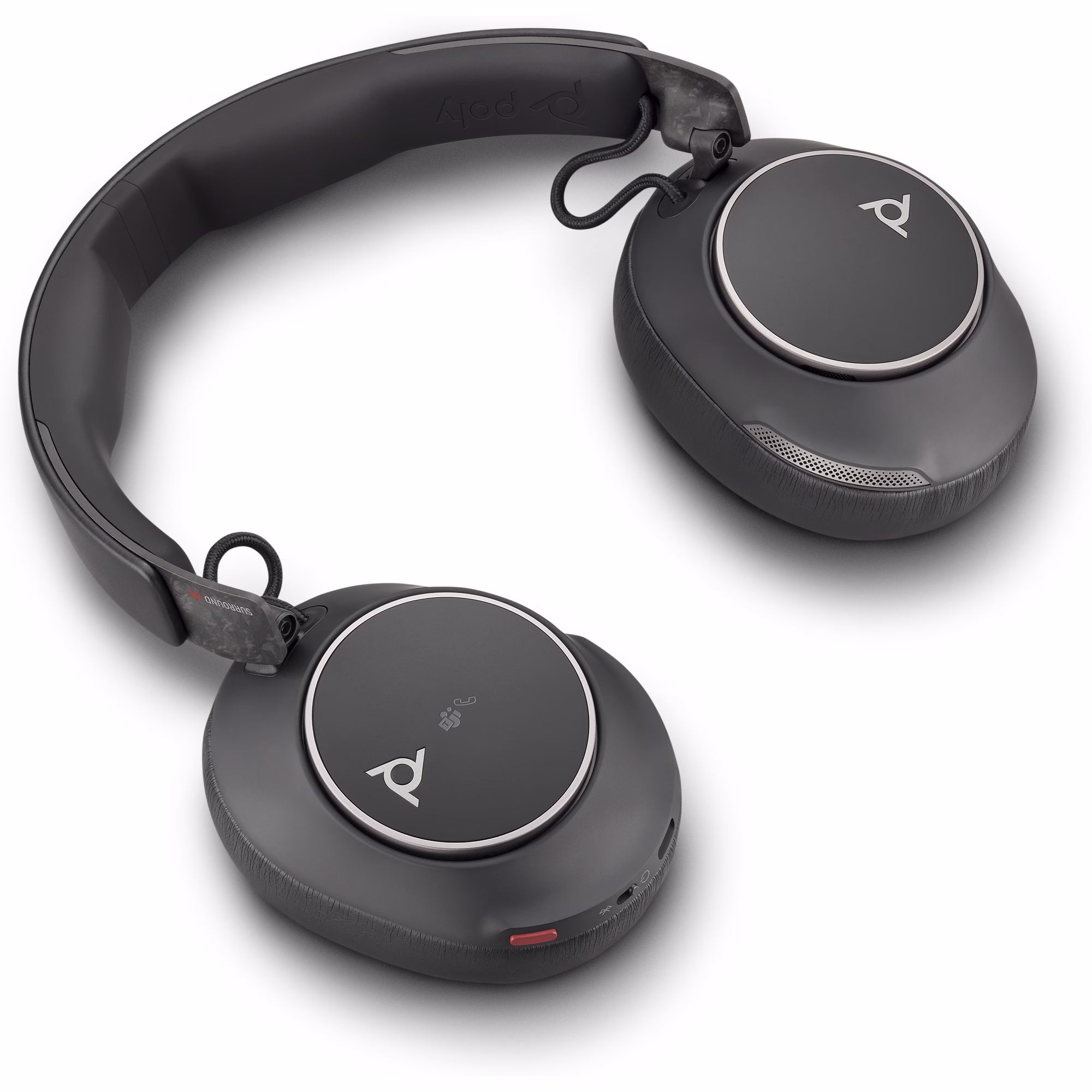 Poly Voyager Surround 80 UC-M USB-C Teams ANC Over-Ear-Bluetooth-Headset inkl. BT700 USB-C MS Teams