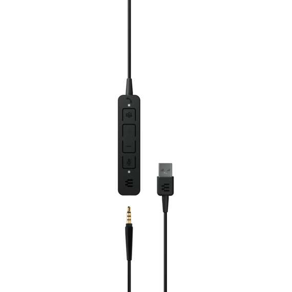 EPOS ADAPT 135T II USB-A & 3,5mm Mono Teams/UC Headset für PC/Handy