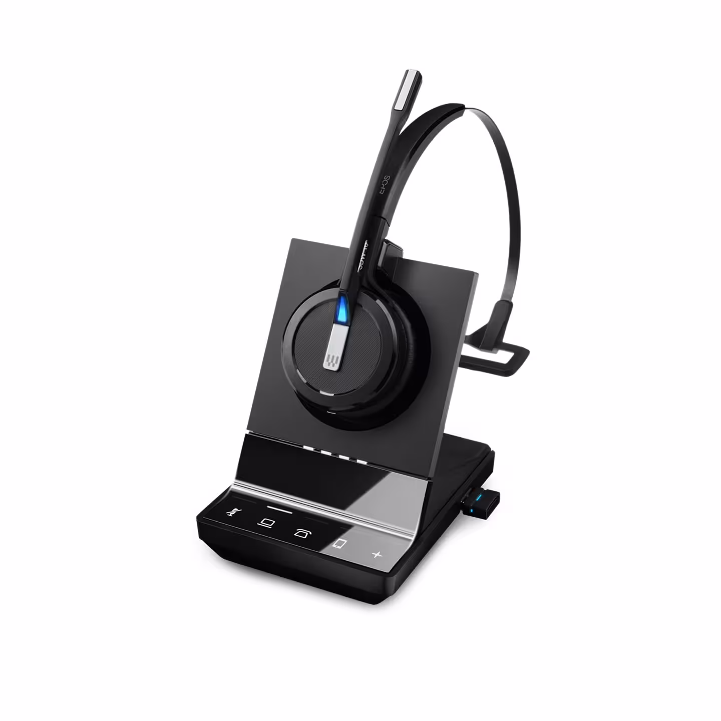 EPOS IMPACT SDW 5016 Mono 3in1 DECT TEL & USB & Bluetooth UC Headsetsystem mit BTD 800 Dongle