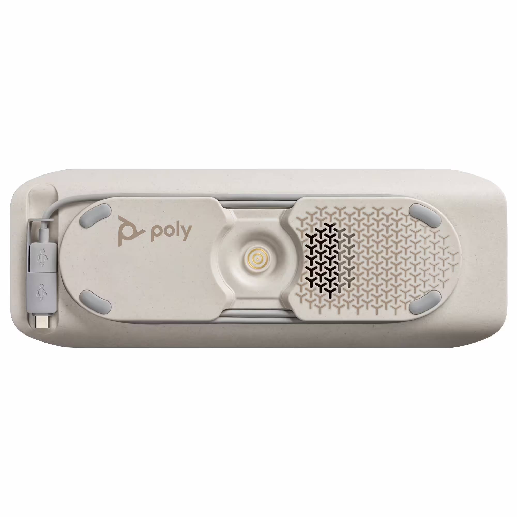 POLY SYNC 40 Teams USB-A (&USB-C) & Bluetooth Expandable Konferenzlautsprecher Microsoft zertifizier