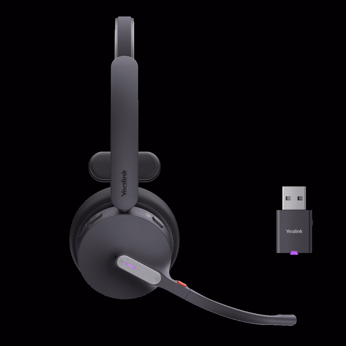 Yealink WH64 Hybrid Mono Teams DECT/BT Headset inkl. USB-A DECT Dongle