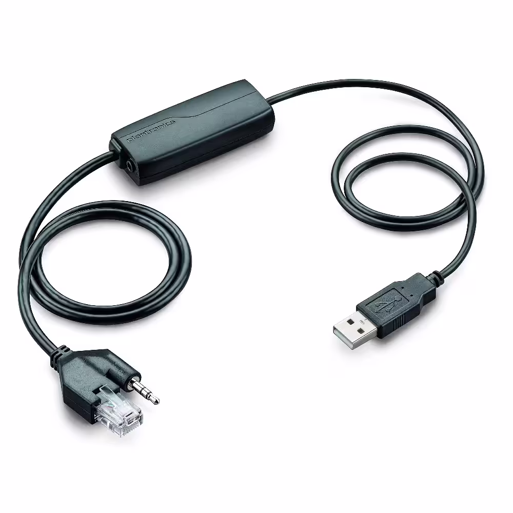 Poly APU-72 USB EHS Adapter für Cisco 8961, 9951 & 9971 & Cisco 8851 & 8861 und Avaya/Nortel 11x0,