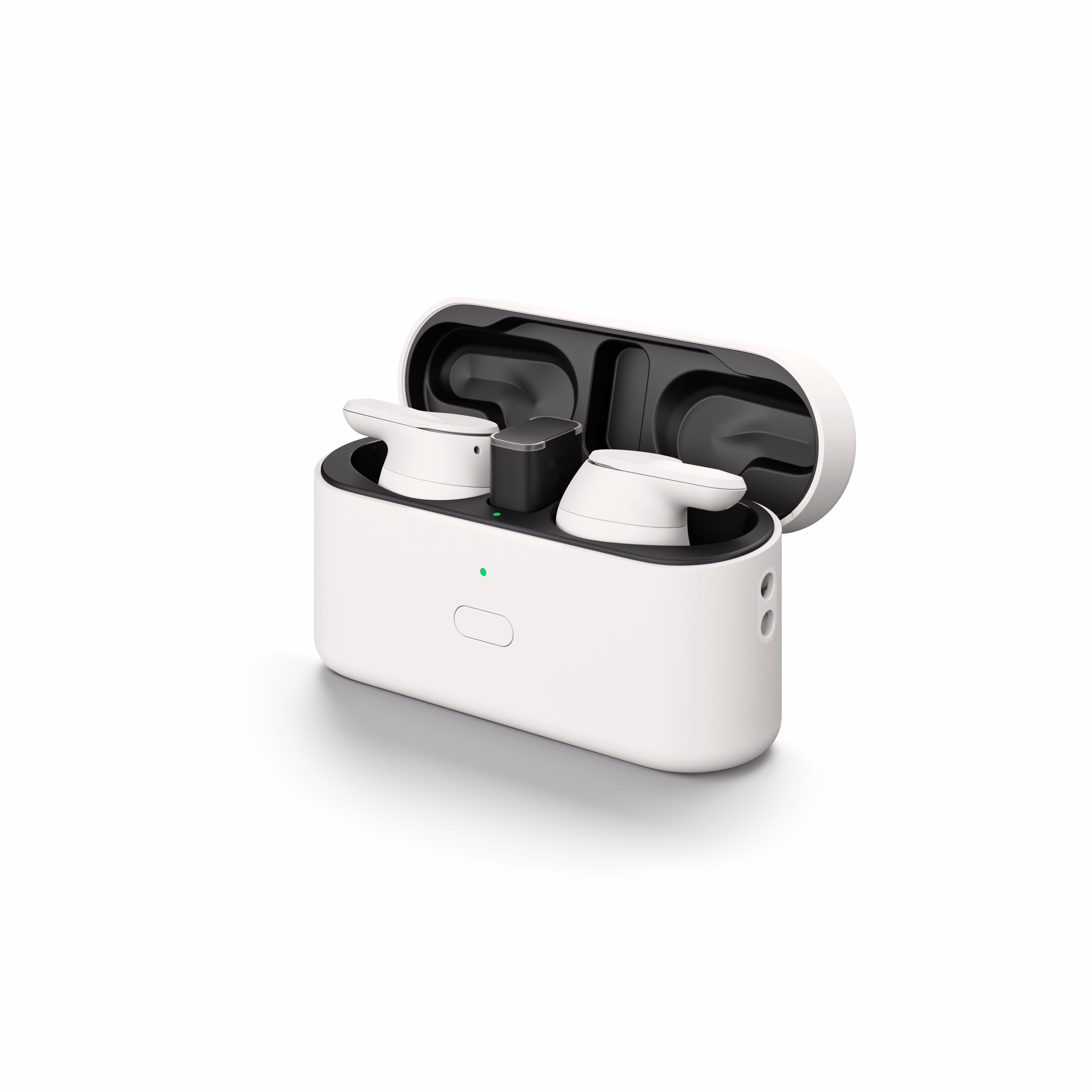 EPOS ADAPT E1 White IPX5 Hybrid ANC Bluetooth Earbuds inkl. Ladecase & USB-C Dongle