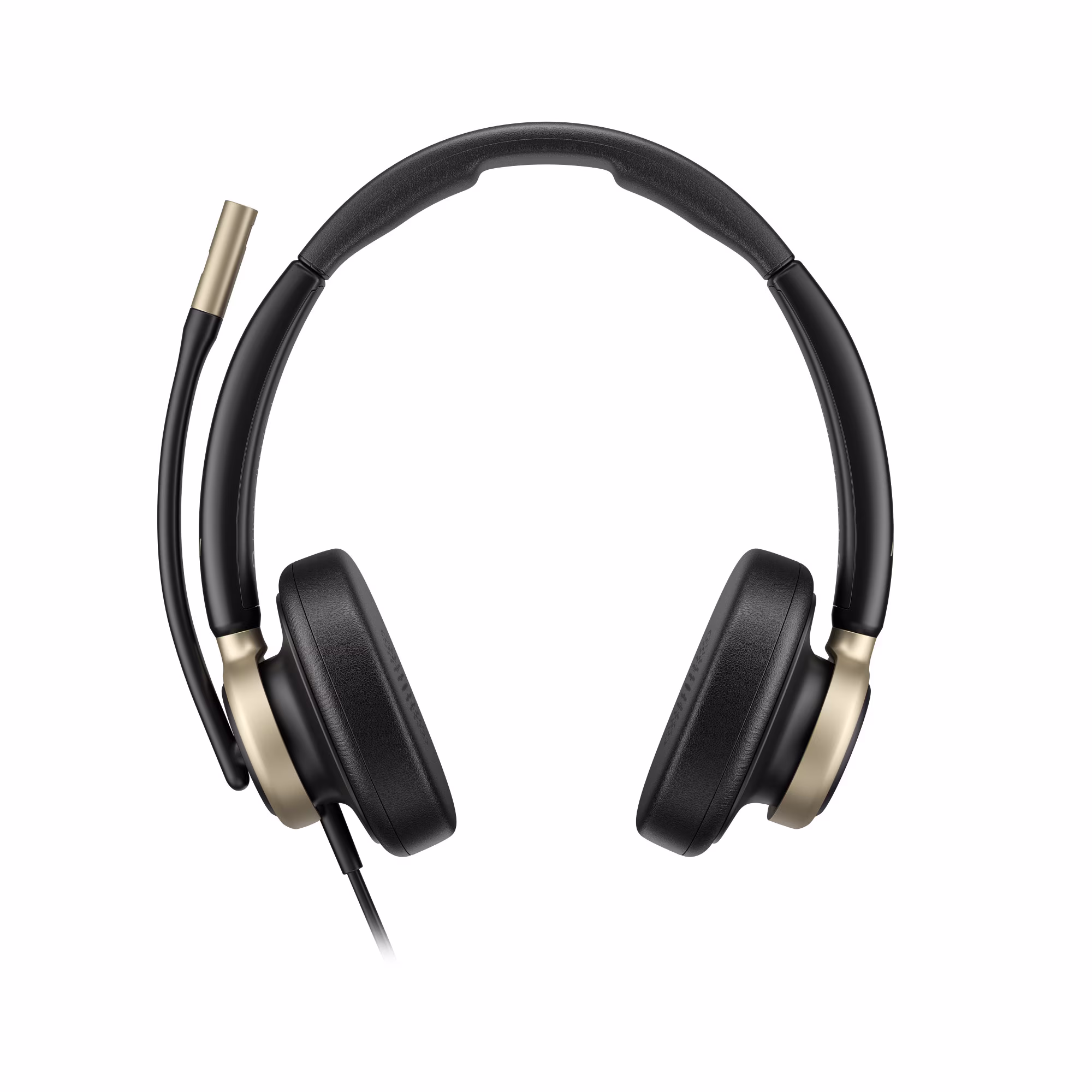 HP Poly Mission 825 Stereo ANC USB-C/A Headset mit Kunstlederpolster mit USB-C auf USB-A Adapter