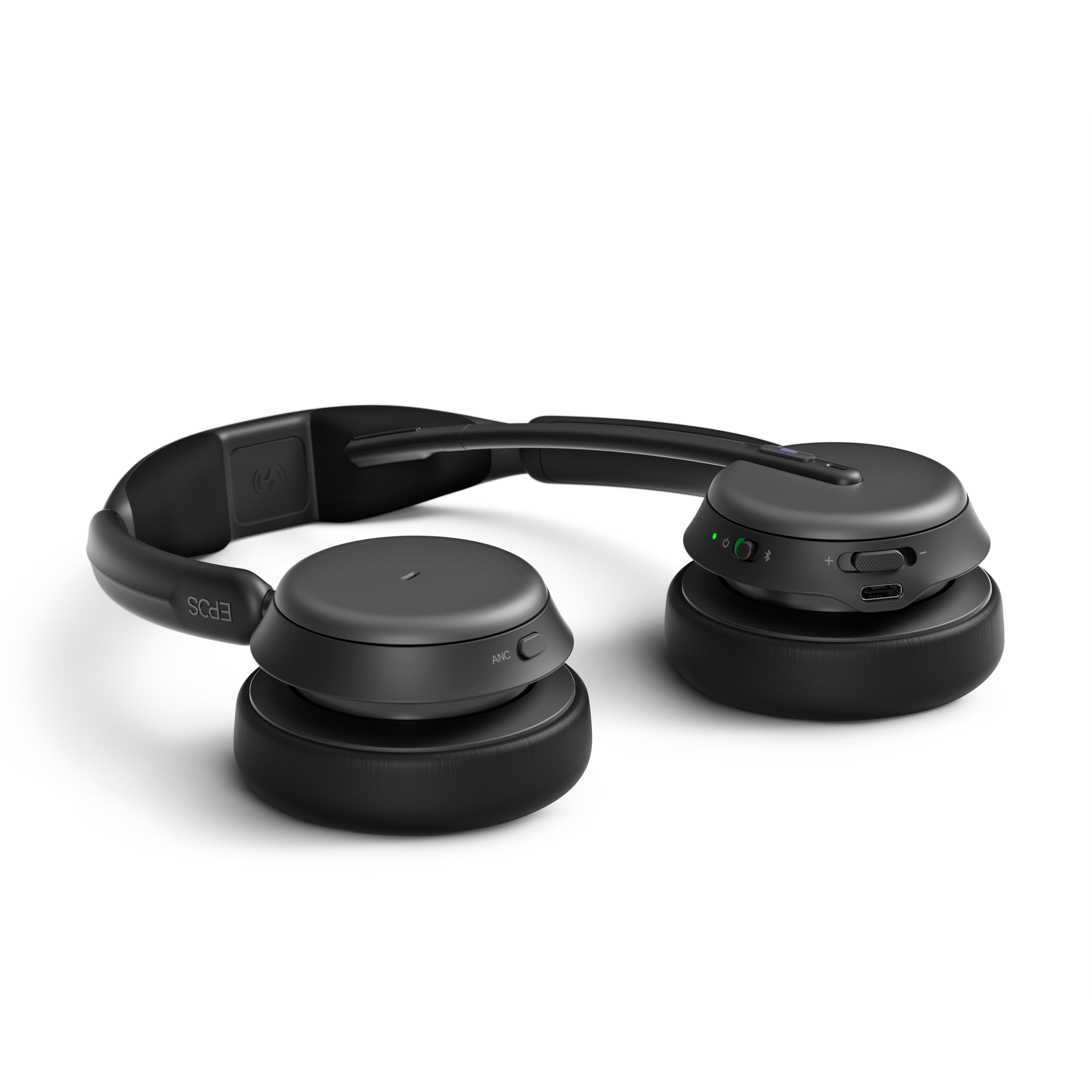 EPOS IMPACT 1000 ANC MS/UC Stereo On-Ear Bluetooth Headset inkl. BTD 900 USB-C Bluetooth Dongle ohne Stand