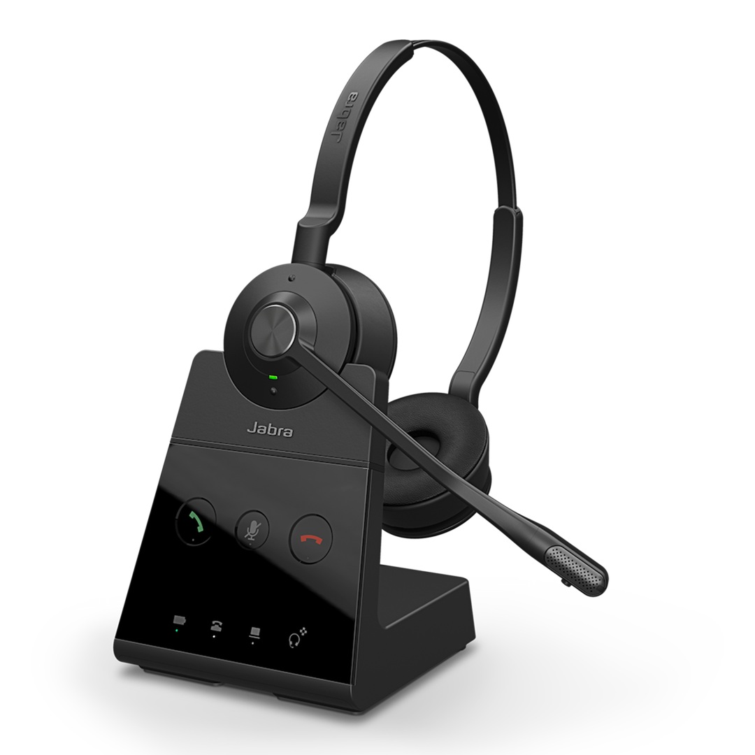 Jabra Engage 65 SE Stereo Überkopfbügel EHS DECT Headset für Festnetz und Softphone (Teams/UC)