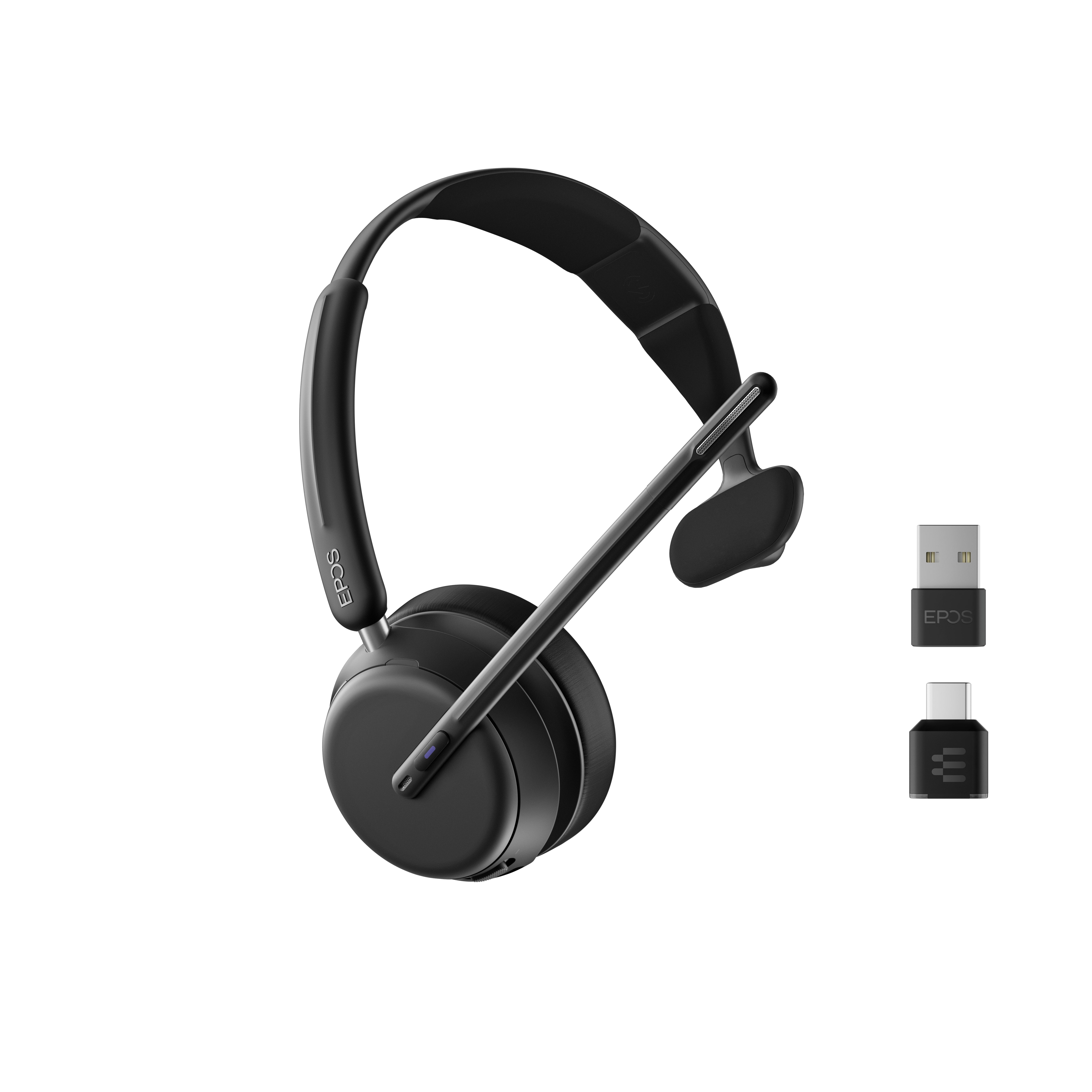 EPOS IMPACT 1000 MS/UC Mono On-Ear Bluetooth Headset ohne Bluetooth Dongle