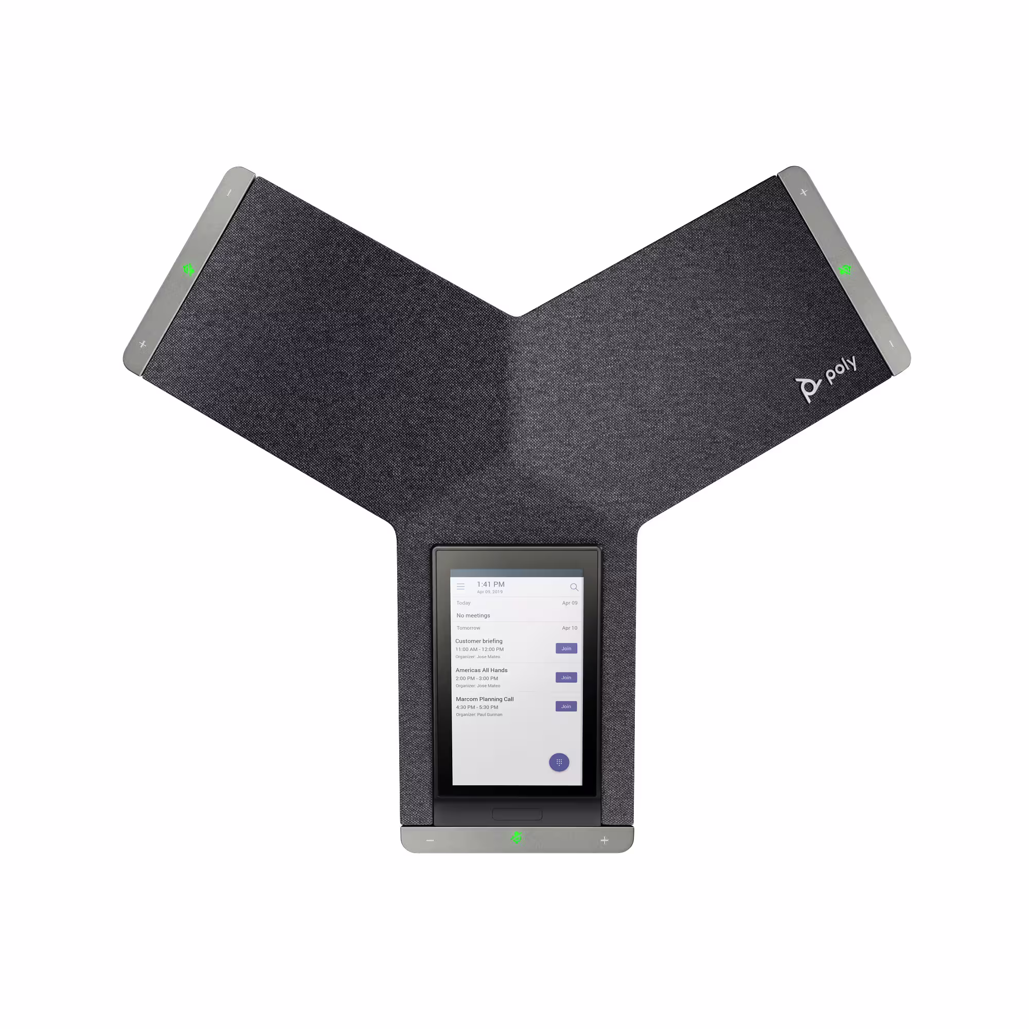 HP Poly Trio C60 IP Teams VoIP-Konferenztelefon mit USB, WiFi & Bluetooth NFC & PoE (ohne Netzteil)