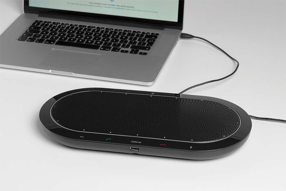 Jabra SPEAK 810 UC Bluetooth, 3,5 mm Klinke & USB-Konferenzlösung.