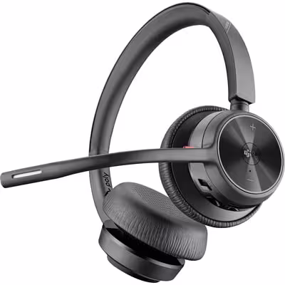 Poly Voyager 4320 UC-M USB-C Teams Stereo Bluetooth Headset inkl. BT700 USB-C Dongle für Microsoft Teams