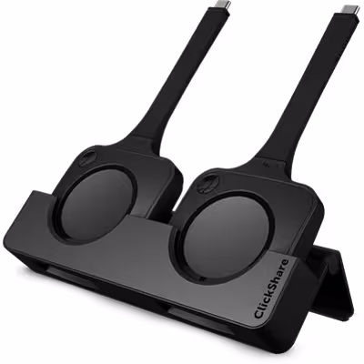 BARCO ClickShare 2‑in1 HUB Tray für 2x ClickShare HUB USB-C Button GEN5 VPE: 1 Stück (Ohne Button)