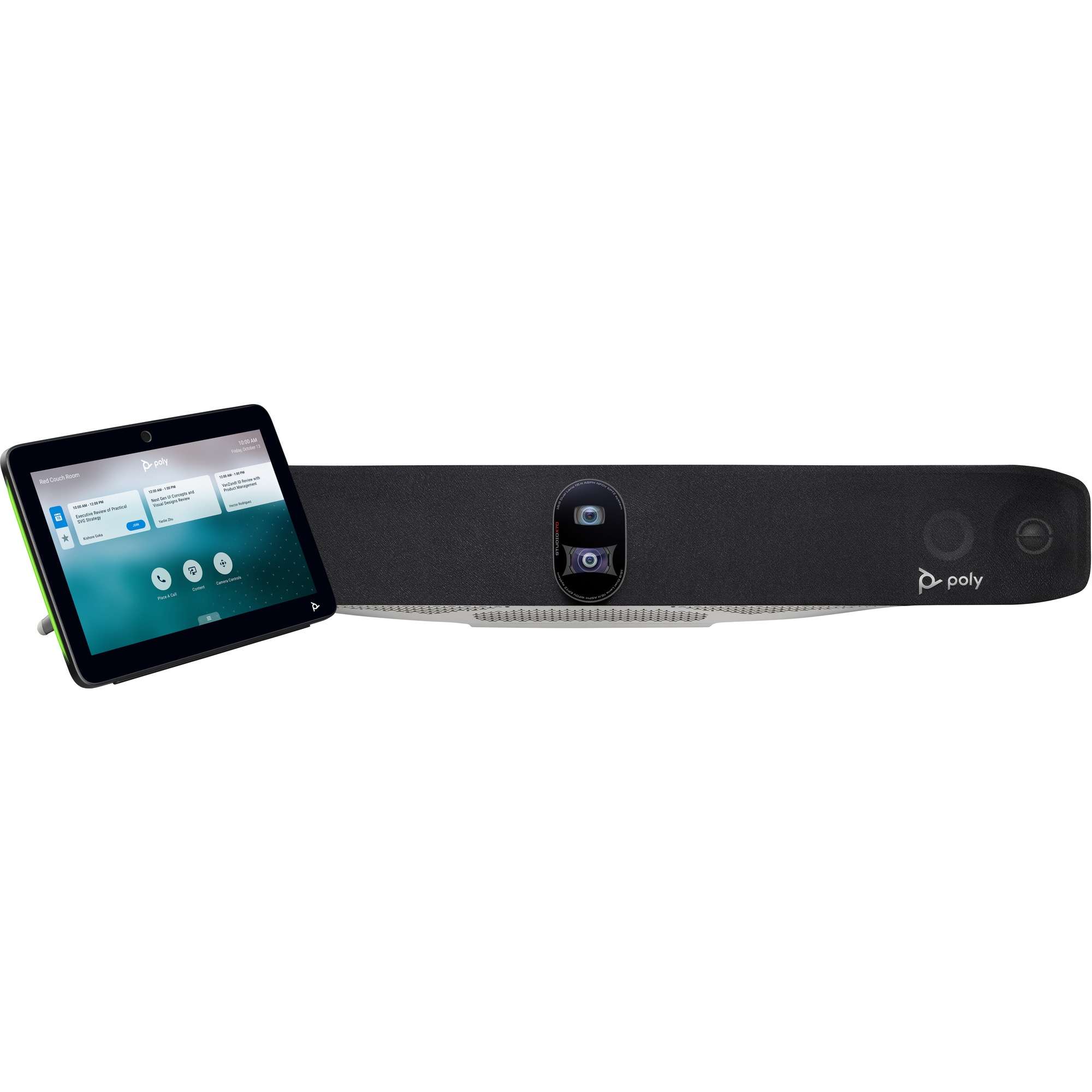 HP Poly Studio X70 All-In-One 4K Videobar mit TC10 Controller-Kit
