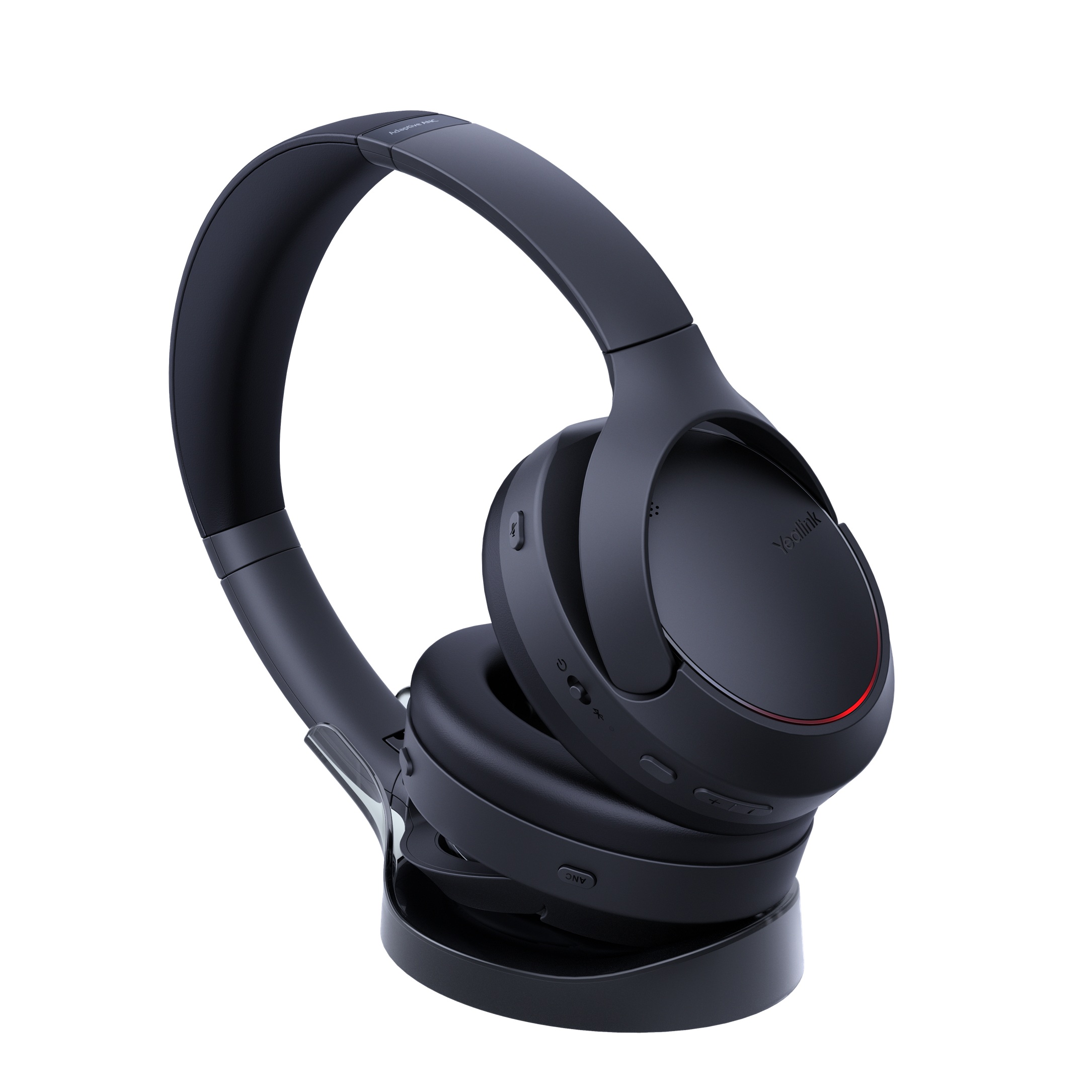 Yealink BH78 ANC Stereo Over-Ear Stand UC USB-C/A Bluetooth Headset inkl. Ladeständer & BT51C USB-C Dongle