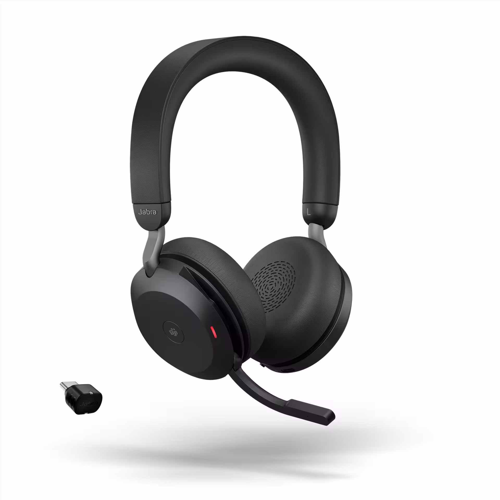 Jabra Evolve2 75 Link380/390c MS Stereo ANC Black Bluetooth NC Headset inkl. Link 380/390c USB-C MS Teams BT Dongle